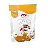 WHY SPORT WPC 100% WHEY - Proteine Whey - Proteine in Polvere per la Massa Muscolare - Senza Glutine - Gusto Ciambella New- 1 Kg