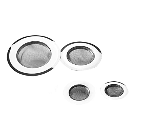Tapones para desagüe de ducha set x4, filtro de lavabo