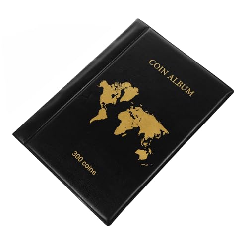 Kisangel Álbum De Monedas De Coleccionista 300 Bolsillos Transparente Fundas De Poliuretano Organizador