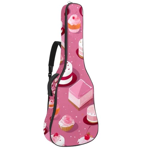 Housse de guitare acoustique imperméable 42.9 pouces avec grand rangement protecteur