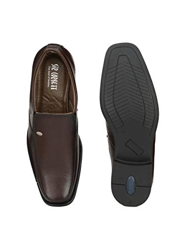 Image of SIR CORBETT Faux Leather Formal Shoes for Men