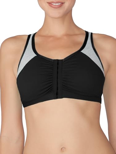 Image of Fruit of the Loom Women's Front Close Builtup Sports Bra