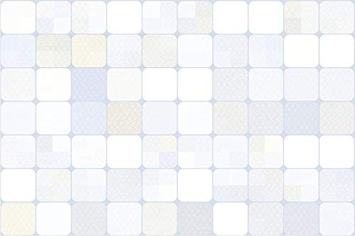 Johnson Tiles - Glimpse Light Plus Glossy Ceramic Wall Tile (45x30 cm- 0.8 cm Thickness, 6 - Tile in Box), Multicolor