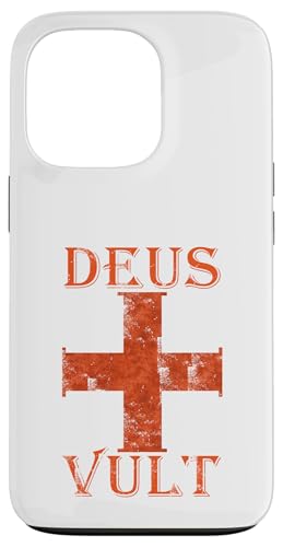 Deus Vult Gott Will Es I �\���R ���� �e���v���R�m�c �\���� �X�}�z�P�[�X iPhone 13 Pro �p