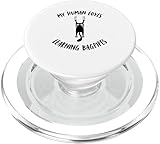 Photo Gallery my human loves - cornamusa con scritta in lingua inglese "my human loves" popsockets popgrip per magsafe Photo Gallery my human loves - cornamusa con scritta in lingua inglese "my human loves" popsockets popgrip per magsafe