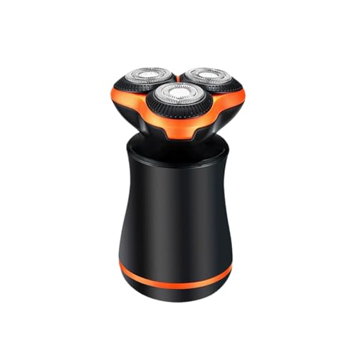 Image of Drumstone (𝐄𝐱𝐥𝐮𝐬𝐢𝐯𝐞 𝟐𝟎 𝐘𝐞𝐚𝐫𝐬 𝐰𝐚𝐫𝐫𝐚𝐧𝐭𝐲) Mini 3-Blade Electric Shaver | USB Rechargeable Compact Travel Razor for Men | Lightweight Grooming Tool