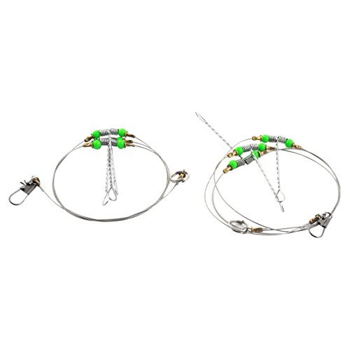 Leader de Pesca de Acero Inoxidable 90 cm 2 Piezas