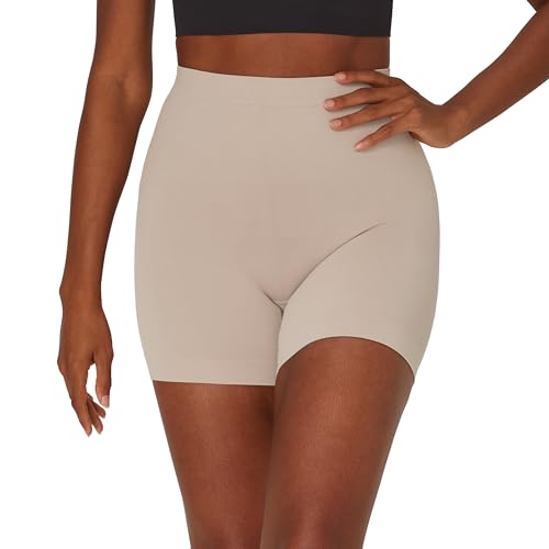 Maidenform womens Seamless Shapewear, Tummy Control Thigh Shaper Shorts, Mid-waist Thigh Slimmer With Firm Control