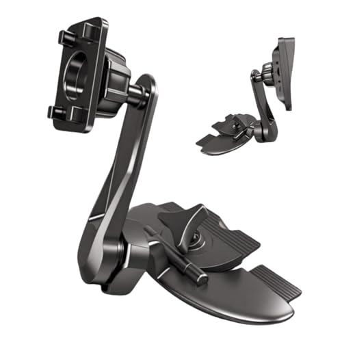 Epronic CD Slot Mount for CarPlay Screen Adjustable Arm and 360° Rotating Universal Head Compatible with in-Car Monitors CD Slot CarPlay Mount