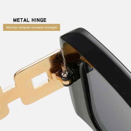 Retro Female Male Top Sunglasses Women Trend Pink Diamond Connecting Frame Legs Sun Glasses Men4