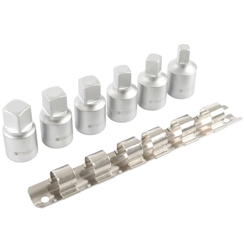 TECPO Öldienstschlüssel Satz 1/2 Öldienst Nüsse passend für Renault, Citroen und Peugeot 8-14mm