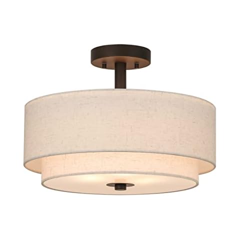 XiNBEi Lighting Drum Semi Flush Light Cover