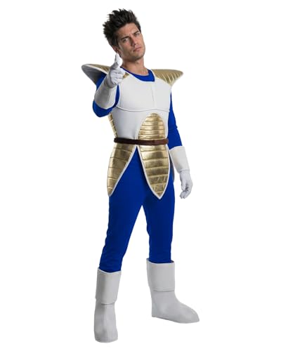 Funidelia | Disfraz de Vegeta Dragon Ball para hombre Bola de Dragón, Manga, Saiyan   Disfraz para adultos y divertidos accesorios para Fiestas, Carnaval y Halloween   Talla L   Azul