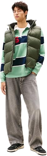 Chaleco Tommy Jeans Essential Down Hombre de Plumas Azul Marino 5