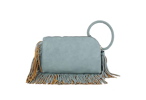 Image of Womens Clutch Purse Wristlet Wallet Evening w /Hand Strap Casual Formal Vegan Leather - Metro Muse