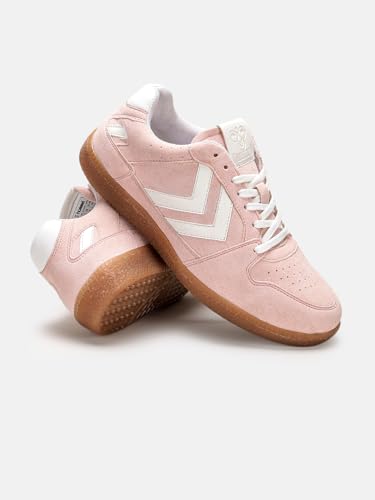 Image of hummel Ciela Casual Suede Sneaker for Women Lightweight with Synthetic Suede Enhanced Comfort Cushioned Insole and Slip-Resistance Work and Play Business Casual Shoes