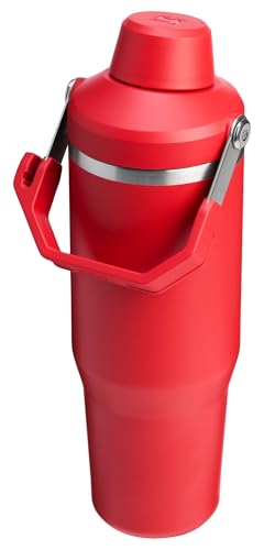 Image of Stanley IceFlow 2.0 Fast Flow Tumbler with Handle 30 oz | Twist On Angled Spout Lid | Leakproof Water Bottle | Insulated Stainless Steel | BPA-Free | Chili Red (Pack of 12)