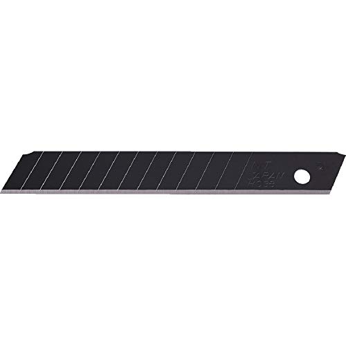Nt Cutter 12.3Mm Snap-Off Extra-Sharp Midsize Blades, 65 Degree, Black, 10-Blade/Pack, 1 Pack (Bh23P) #TOP20