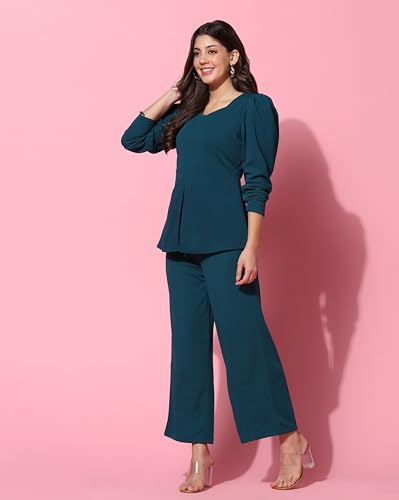Image of DHRUVI Trendz Co ord Set for Women Stylish | Dress for Woman | Trendy Summer Casual Travel Outfit | A Line Dresses for Women | Western Stylish Midi Party Dress Outfits