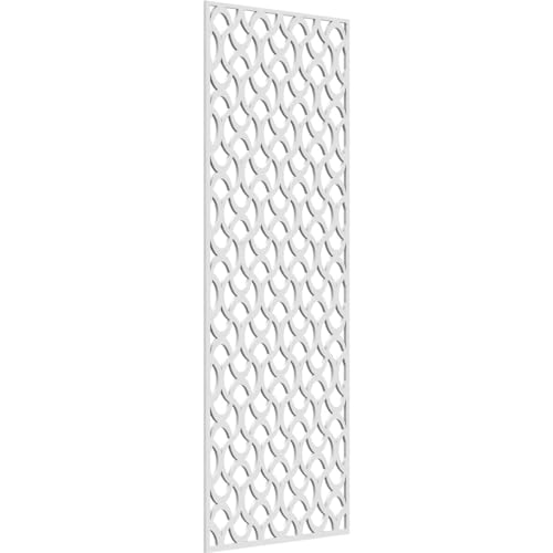Image of 23 3 /8 inchW x 59 3 /8 inchH x 3 /8 inchT Resort Decorative Fretwork Wall Panels in Architectural Grade PVC