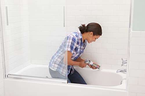 GE Advanced Silicone Kitchen & Bath Sealant Almond, 2.8 oz, 1, Tube