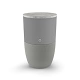 Dupray Bloomβ’ Air Purifier for Large Rooms with Planter or Custom Accent Table Design | For Home, Bedroom, Office, Dust, Pets | H13 HEPA Air Filtration (Accent Table - Marble, Marble)