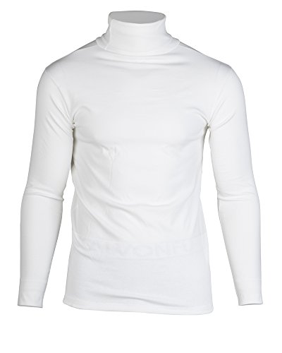 Achenaggg Men's Turtleneck Regular Fit Undershirts Baselayer Long Sleeve Pullover Thermal T-Shirt