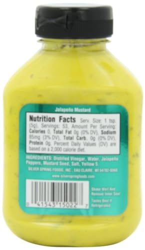 Silver Springs Mustard, Jalapeno, 9.5-Ounce Squeeze Bottles (Pack of 9) image 4