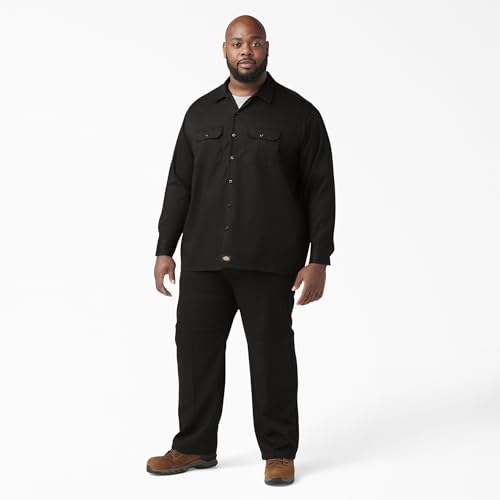 Dickies Men's Flex Relaxed Fit Long Sleeve Work Shirt Flex Relaxed Fit Long Sleeve Work Shirt (Pack of 1)
