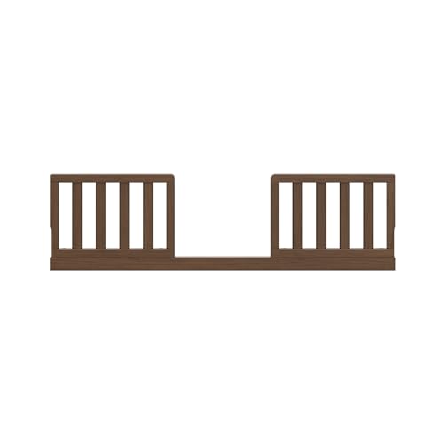 Image of Graco Storkcraft Toddler Safety Guardrail Kit with Slats (Hazelnut) - GREENGUARD Gold Certified, Converts Compatible Storkcraft Crib to Toddler Bed, Kit Includes 2 Toddler Guardrails