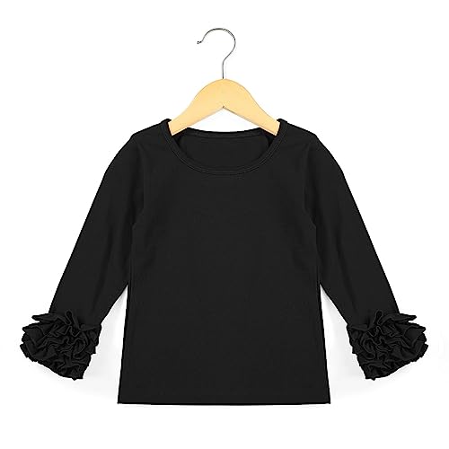 Girls Turtleneck Sweater with Lace Kids Casual Long Sleeve Knitted Slim Fit Pullover Tops Blouse3