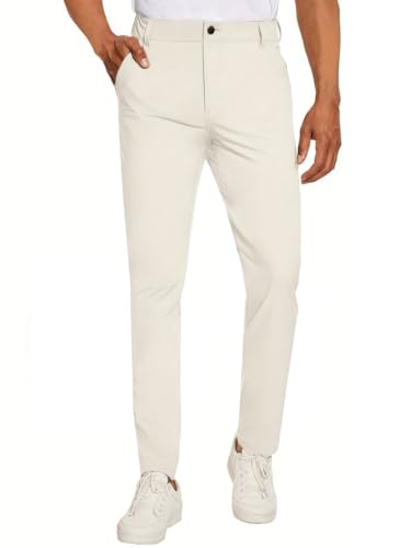 Image of TOPLOT Men's Casual Pants | Comfortable Fit Design | Clean Look Structure | Versatile Easy Movement Fit | Stylish Everyday Wear | Perfect for Casual & Travel Use (5223)