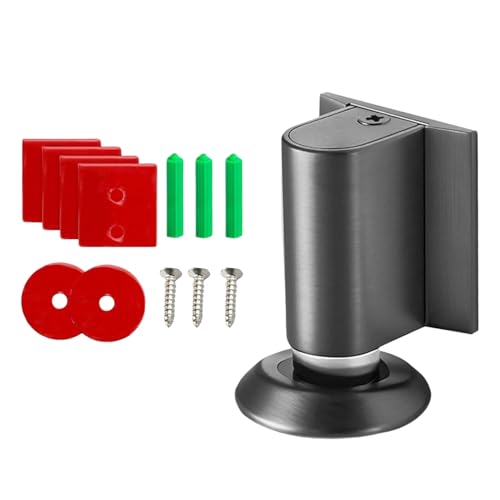 Butée de porte magnétique inox réglable pour ne plus percer le sol - 2
