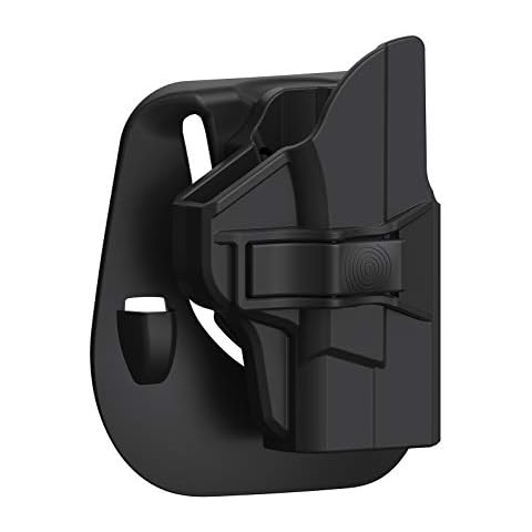 Paddle Holster for S&W M&P Shield 9mm, Index Finger Release Holster for Smith and Wesson MP 2.0 Shield 9mm/.40 3.1'' Barrel, Tactical Outside Waistband OWB Open Carry Belt Holster, Right-Handed Cover