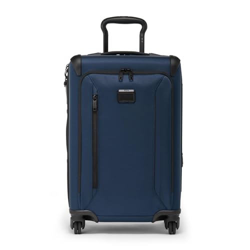TUMI - Aerotour 4 Wheel Expandable Luggage - Men's and Women's Lightweight Business and Leisure Travel Suitcase - 21.75' International Expandable Carry-On, Navy