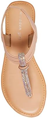 Madden Girl Women's Adore Flat Sandal, Blush Multi, 7 | Image 4