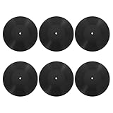 Décoration murale pour chambre : le design unique de disques vinyles noirs vierges apporte une touche tendance aux studios de musique, attirant l'attention et sublimant une image polyvalente. ornements en vinyle, décoration en disques vierges