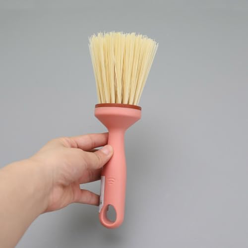 Image of 3 PCS Plastic Handle Dish Scrub Brushes Cleaning Scrubbers Brushes for Washing Kitchen Dishwashing and Cleaning
