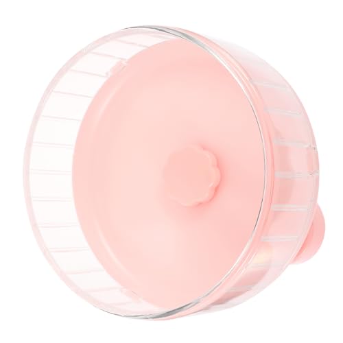 Toddmomy Large Hamster Saucer Wheel 18cm Mute Running Toy for Exercise Play Random Color