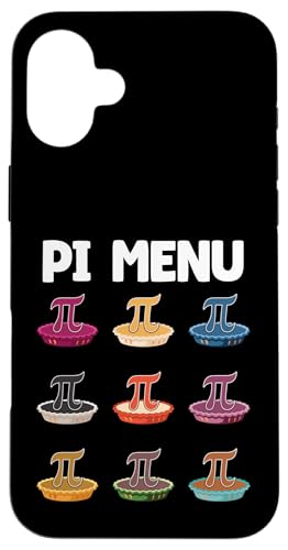 Pi Menu Pi �V���{�� �p�C���j���[ �p�C�t���[�o�[ �p�C�t���[�o�[ ���w Pi Day �X�}�z�P�[�X iPhone 16 Plus �p