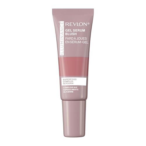 Revlon Illuminance Gel Sérum Blush, Joue Visiblement Repulpée, Fini Lumineux et Hydratation Toute la Journée, 110 Enchanting Mauve, 11 ml.