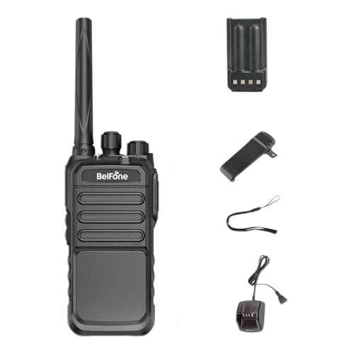 BelFone 508D PRO Rechargeable,4000mAh Long Range Walkie Talkies for Adults,Loud