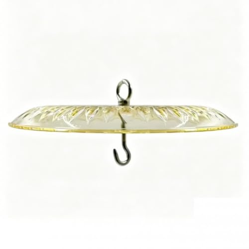Couvercle protection transparent suspendu pour mangeoire à oiseaux