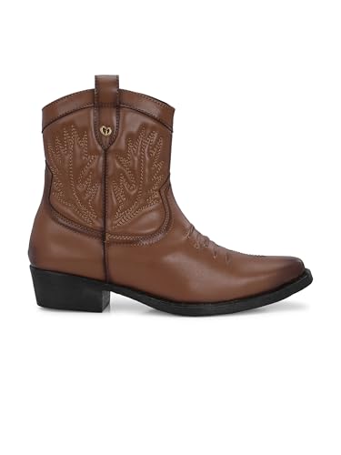 Image of Delize Black /Tan Cow Boy Chelsea Boots for Men's