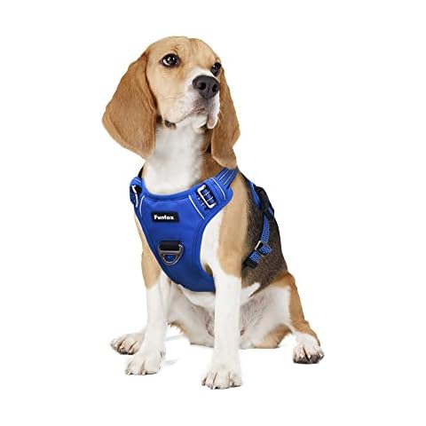 Funfox Dog Harness Medium, No Pull Vest Harness Cover