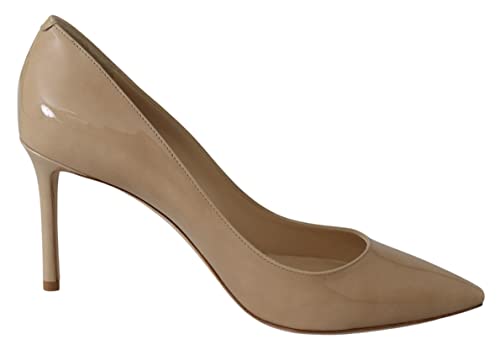 JIMMY CHOO Romy 85, Nude Lackleder, 42.5 EU