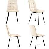 Polyvalentes pour la cuisine, le salon et le bureau à domicile : plus que de simples chaises de salle à manger : utilisez-les comme chaises de cuisine élégantes, chaises de salon confortables, chaises de bureau à domicile pratiques ou chaises de maquillage élégantes. Le design simple s'adapte à presque toutes les pièces.