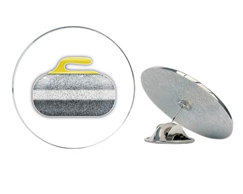 Curling Stone Round Metal 0.75