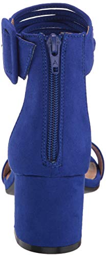 Aerosoles Women's Martha Stewart Mid Year Heeled Sandal, Blue Fabric, 5.5 M Us #TOP2