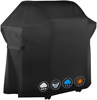 vchin 52 Inch 3 Burner Grill Cover, Fits for Weber Spirit 300, Weber Genesis Sliver, Char Broil, Nexgrill, Brinkmann, Blue Rhino, Dyna Glo Grills. All Weather Barbecue Cover.